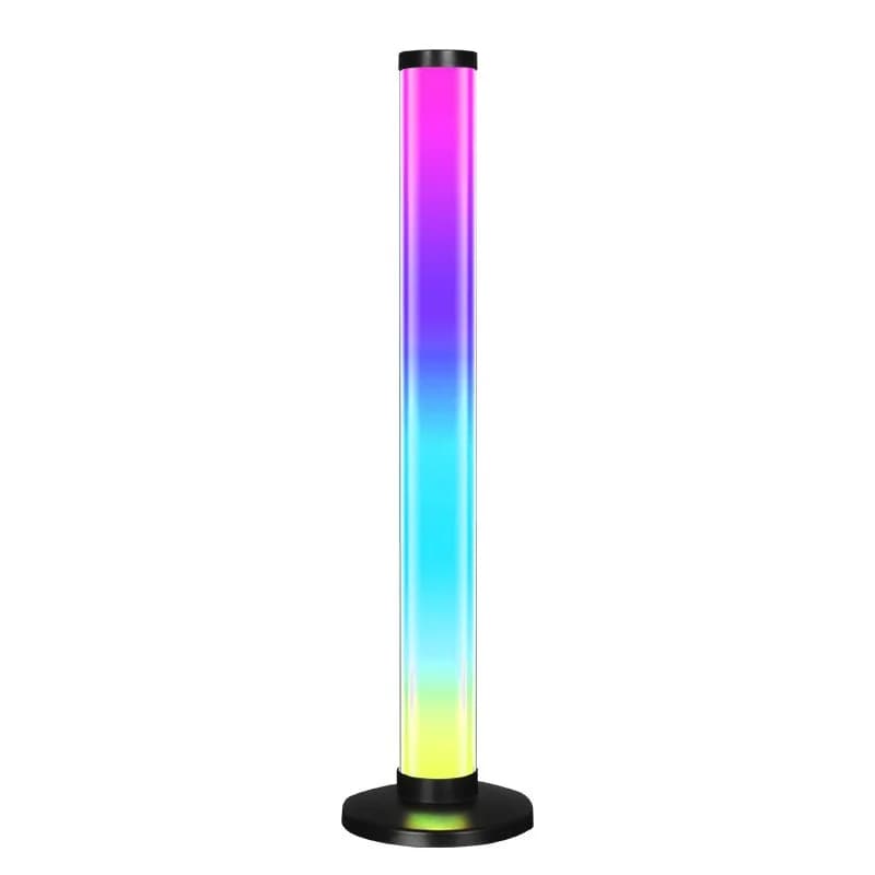 360-градусова RGB атмосферна светлина със звукова реакция, USB настолна лампа