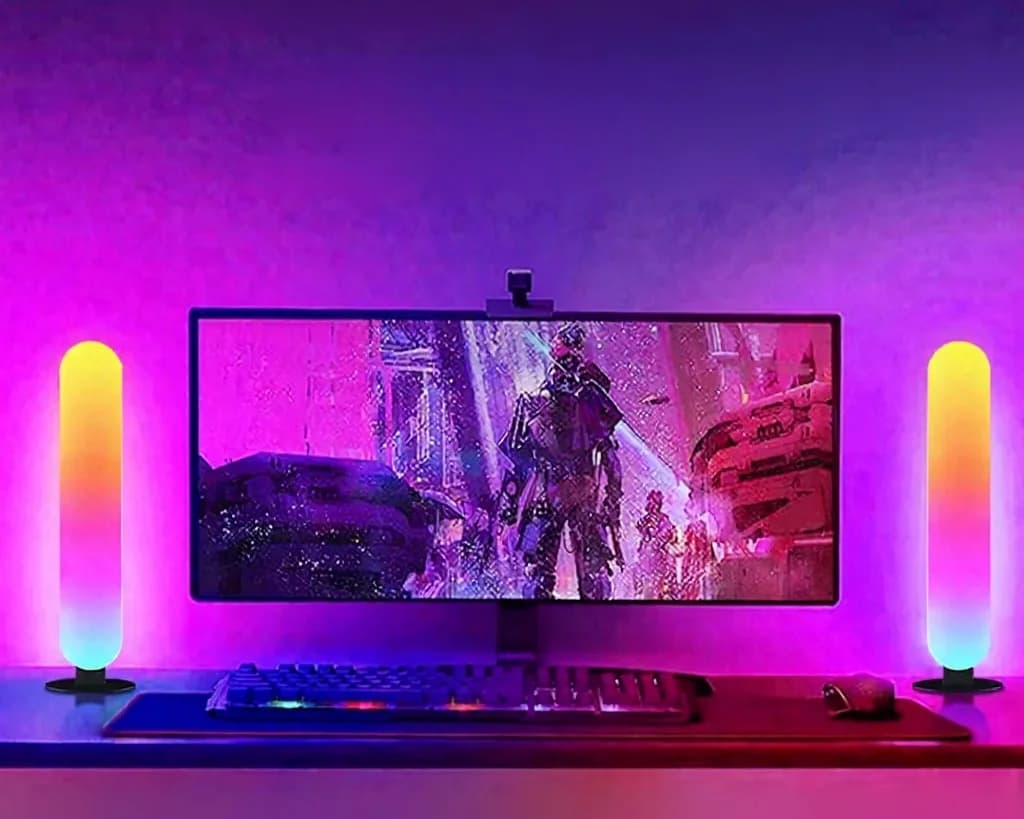 RGB LED атмосферна светлина с Bluetooth синхронизация на музика и управление чрез приложение