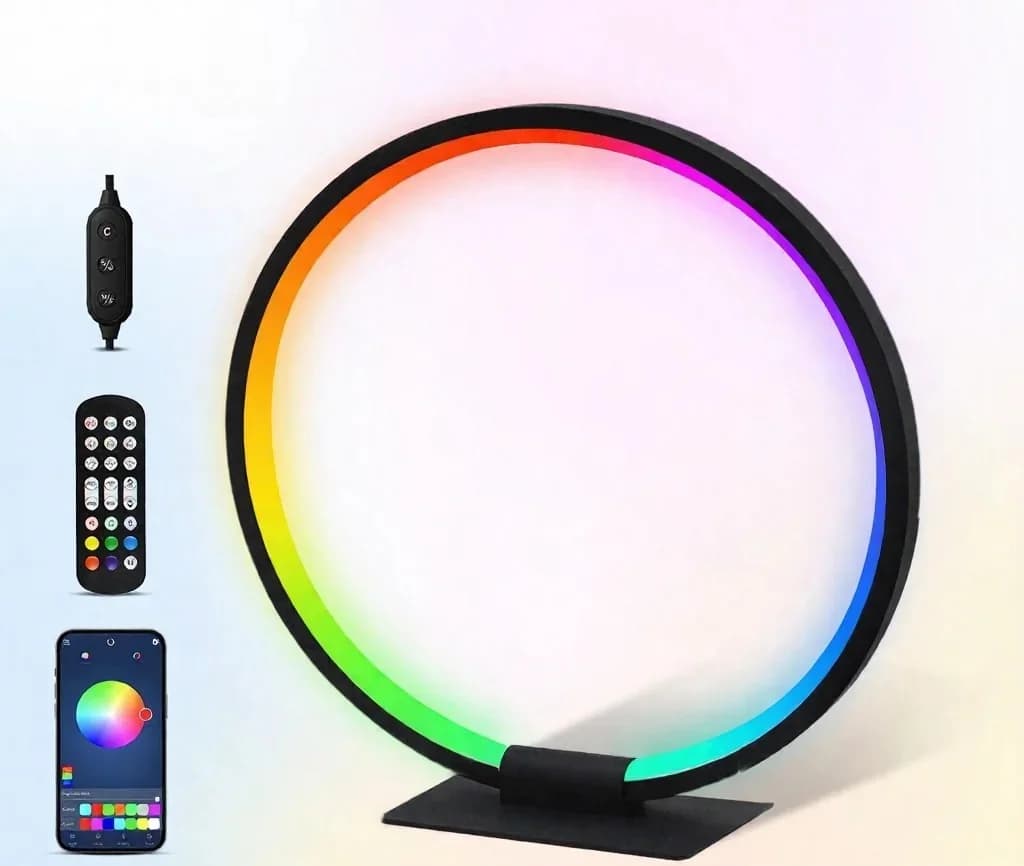 RGB LED нощна лампа за атмосфера със синхронизиране с музика