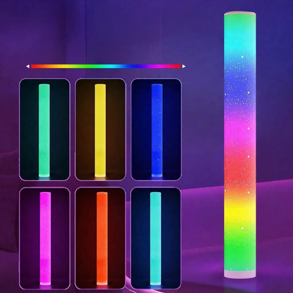 RGB подова лампа със звезден ефект и дистанционно управление