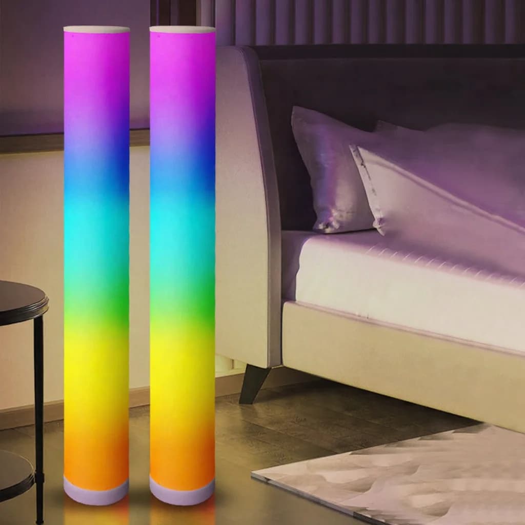 RGB подова лампа с дистанционно и управление чрез приложение за гейминг стая